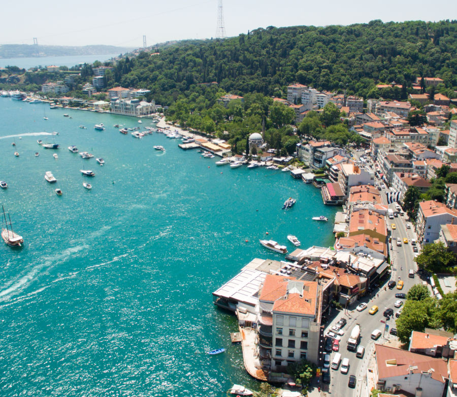 Bebek waterfront in Istanbul 