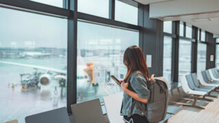 Woman at Airport