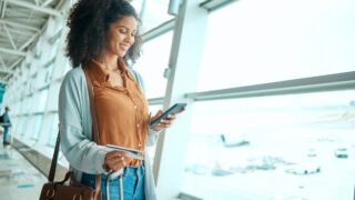 Woman at Airport