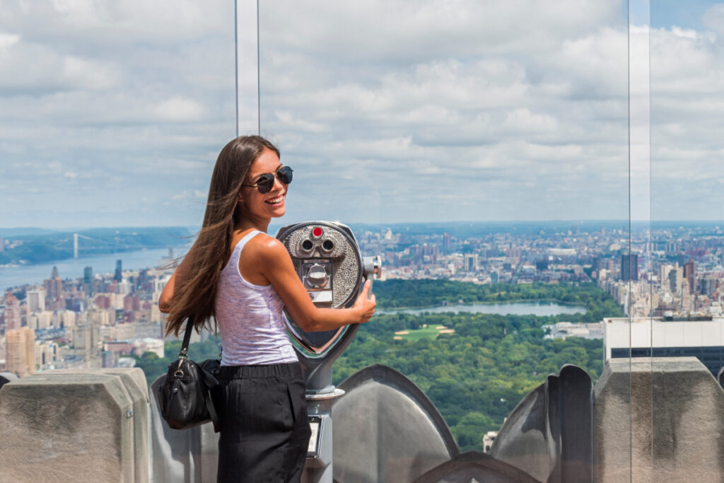 Woman in New York City