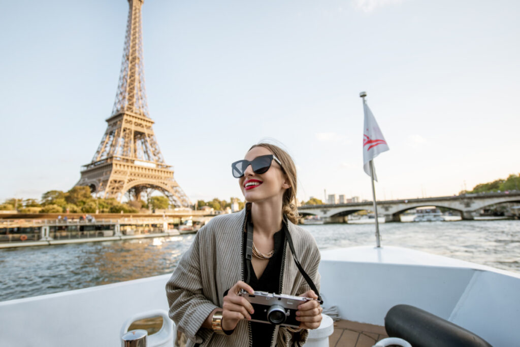 Woman in Paris France