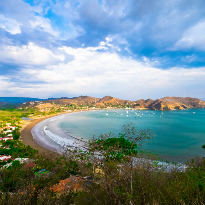San Juan del Sur aerial view