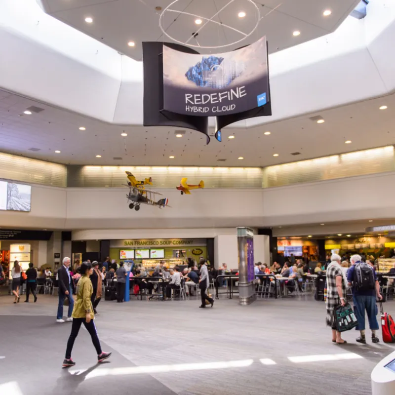 an Francisco International Airport (SFO). SFO is the main airport in San Francisco, California