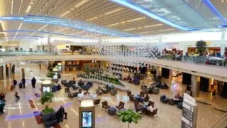 Atlanta airport terminal feature