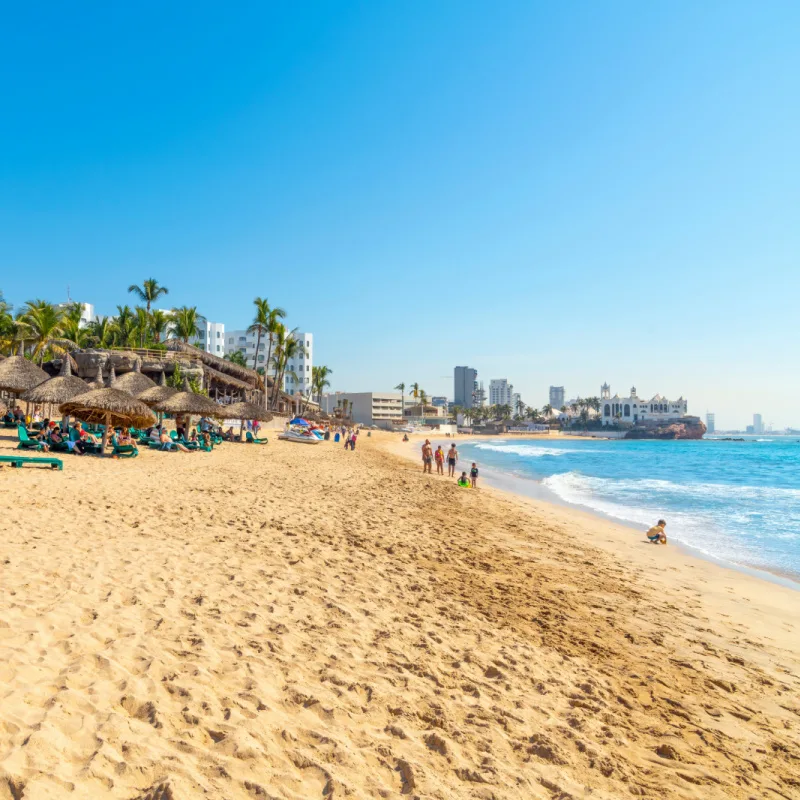 Beach in Mazatlan, Mexico