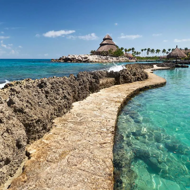 Beautiful Coast In Costa Maya, Mexico