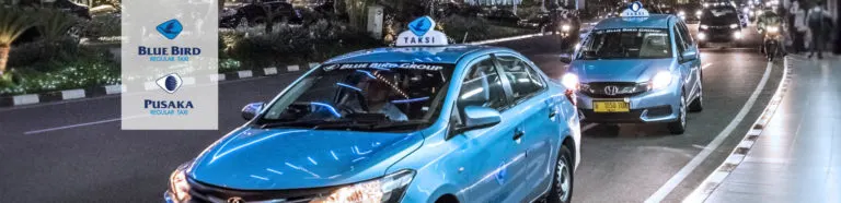 Take a safe blue bird taxi in bali