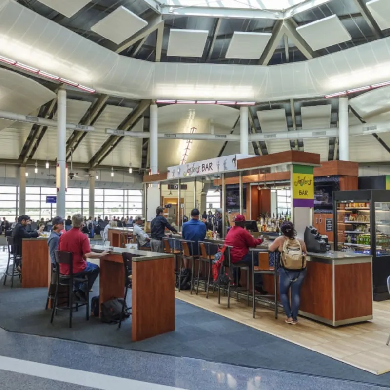 Departure Gates at Louis Armstrong New Orleans International Airport
