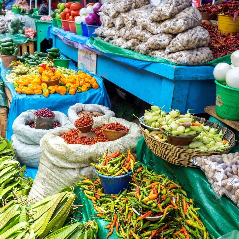 Street Food Market in San Cristobal De Las Casas, Mexico