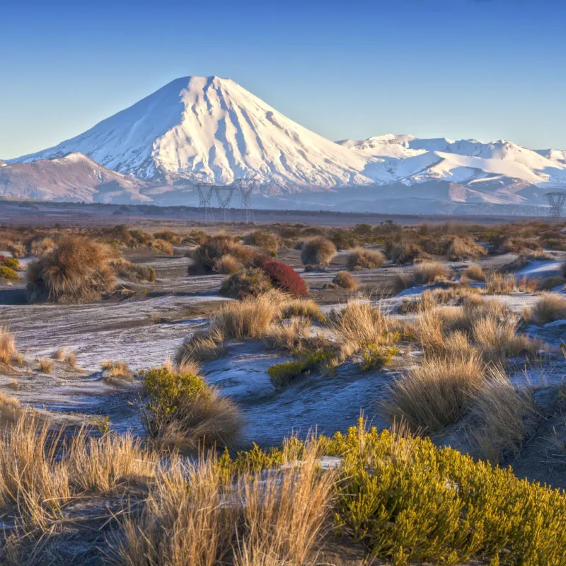Mount Ngauruhoe and the Rangipo Desert, Tongariro National Park, New Zealand