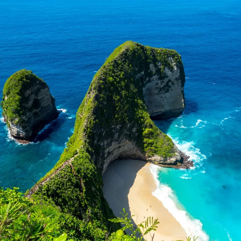 Aerial View Of Nusa Penida, Near Bali, Indonesia, Southeast Asia