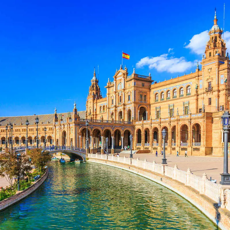 Plaza de Espana In Seville, Spain