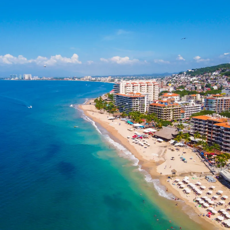 Puerto Vallarta aerial view