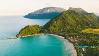 Khanom beach in thailand
