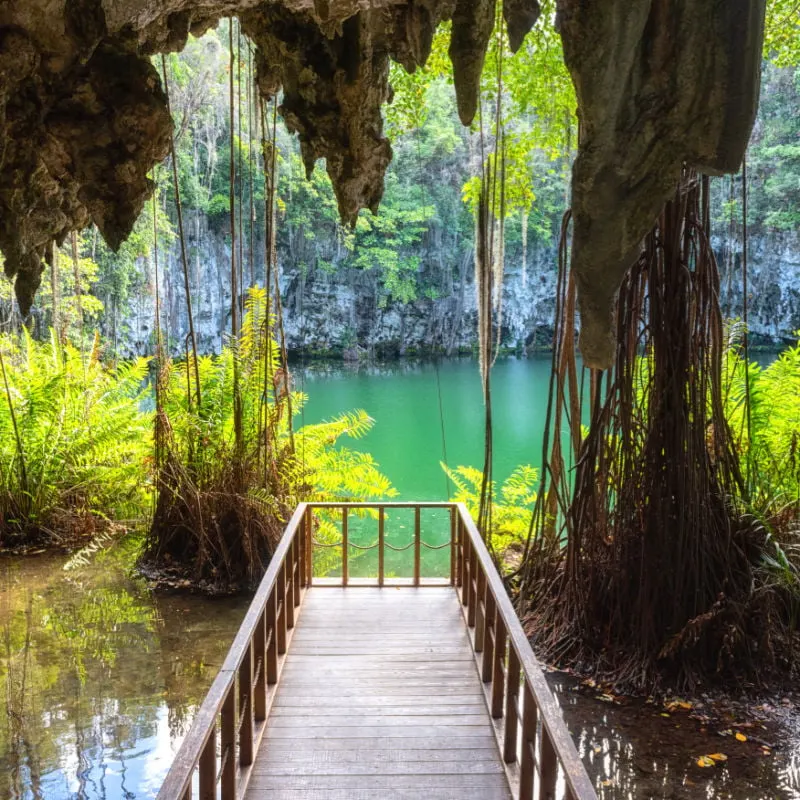 Three Eyes Cave in Santo Domingo, Dominican Republic
