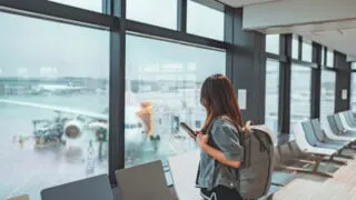 Woman at Airport