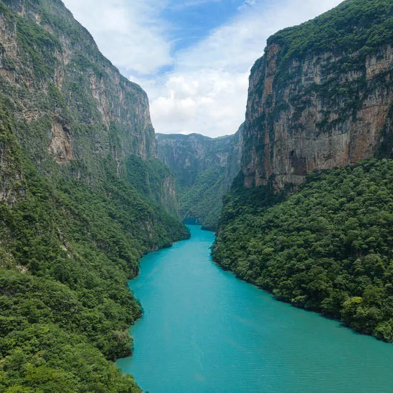 Usumacinta Canyon In Mexico, Latin America