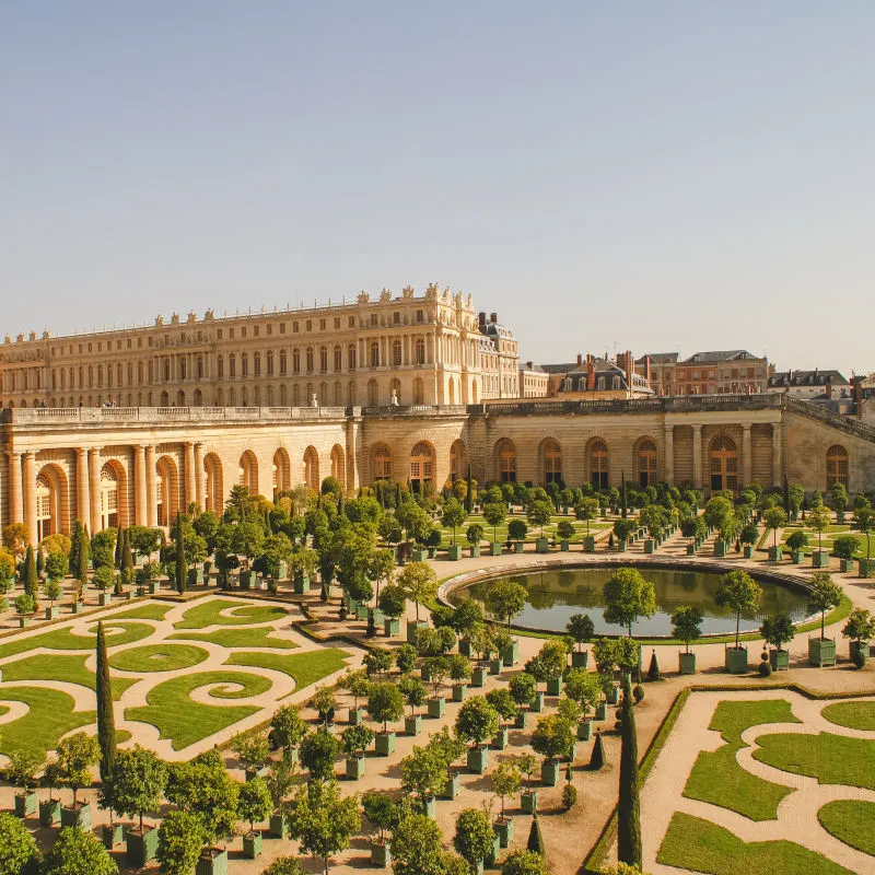 VERSAILLES, FRANCE The Royal Palace in Versailles