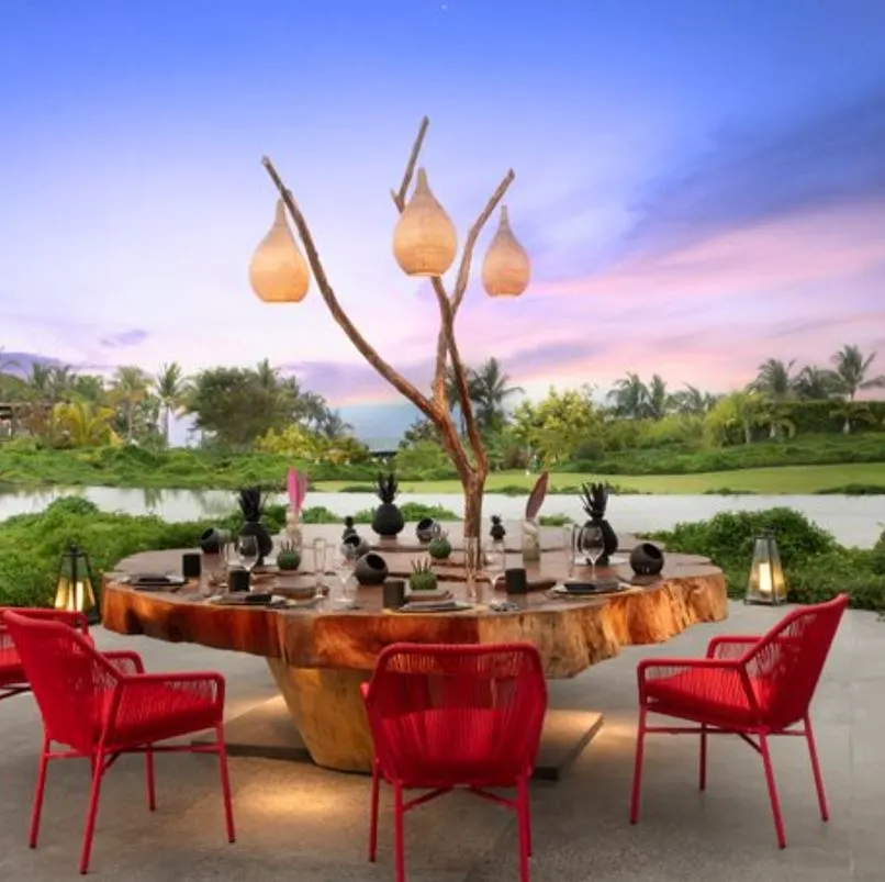 W Hotel Mesa 1 Dining Experience, Dinner on a private island