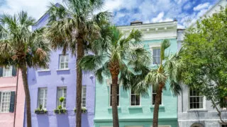 Rainbow Row Charleston