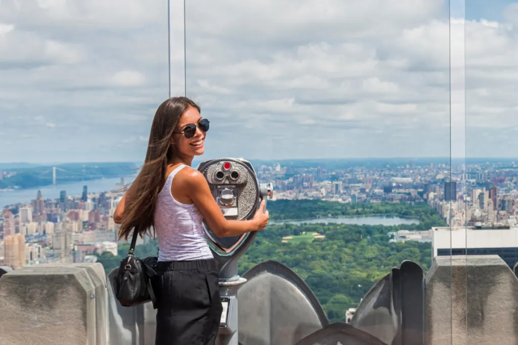 Woman in New York City