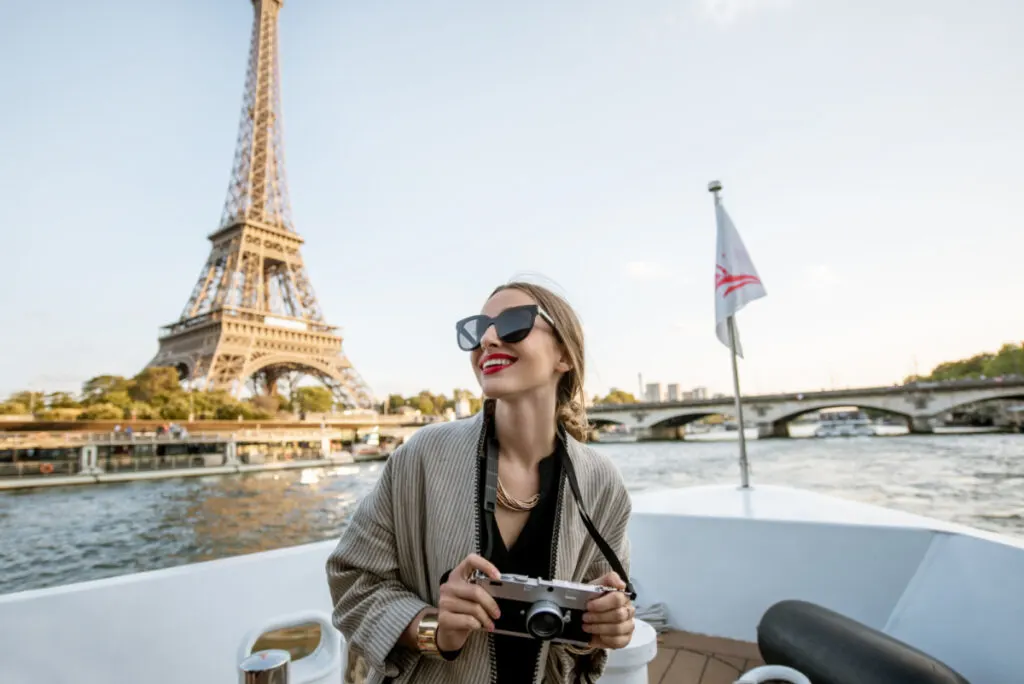 Woman in Paris France